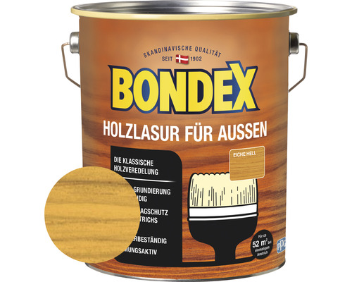 BONDEX Holzlasur eiche hell 4,0 l