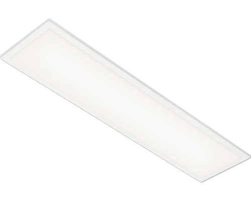 LED Panel dimmbar 24W 2400 lm CCT 3000K-6500 K + RGB 100x25 cm weiß + Nachtlichtfunktion, Memoryfunktion, Fernbedienung Rechteckige LED-Deckenleuchte