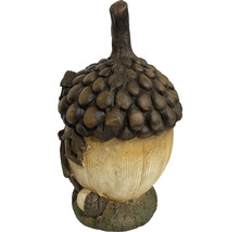 Dekorative Eichelfigur für den Garten