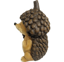 Dekorative Igel-Figur mit Eichelhut für den Außenbereich