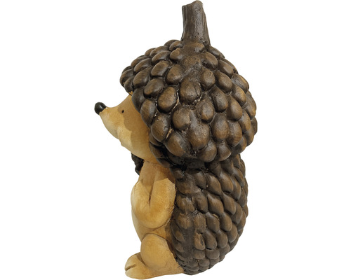 Dekorative Igel-Figur mit Eichelhut für den Außenbereich