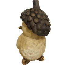 Dekorative Vogel-Figur mit Eichelhut