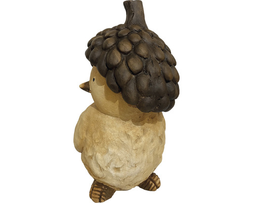 Dekorative Vogel-Figur mit Eichelhut