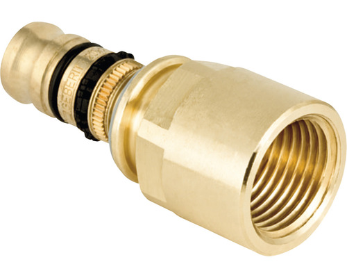 GEBERIT Mepla Pressfitting Übergangsstück Rotguss 40 mm x 1 " IG 605.557.00.5 Geberit Übergangsnippel aus Messing mit Innengewinde