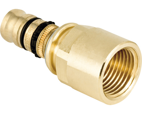 GEBERIT Mepla Pressfitting Übergangsstück Rotguss 40 mm x 1 1/2 " IG 605.559.00.5 Geberit Übergangsverschraubung aus Messing mit Innengewinde