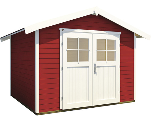 Gartenhaus aus Holz mit Doppeltür