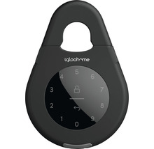Igloohome Logo. Zahlenschloss zur sicheren Schlüsselaufbewahrung.