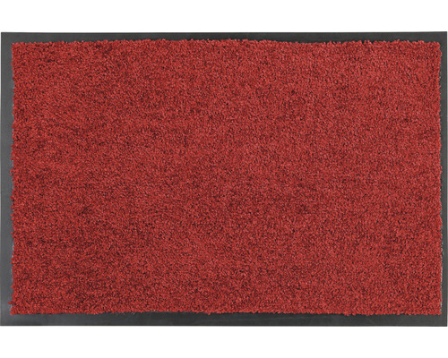 Schmutzfangläufer nach Maß Proper Tex rot 120 cm breit (Meterware) Fußmatte mit Umrandung