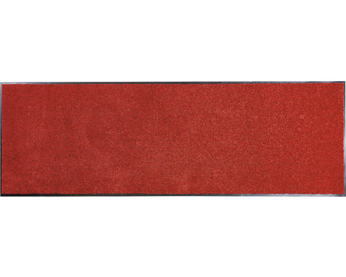 Fußmatte aus Textil mit Metalleinfassung