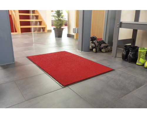 Eingangsbereich mit roter Fußmatte