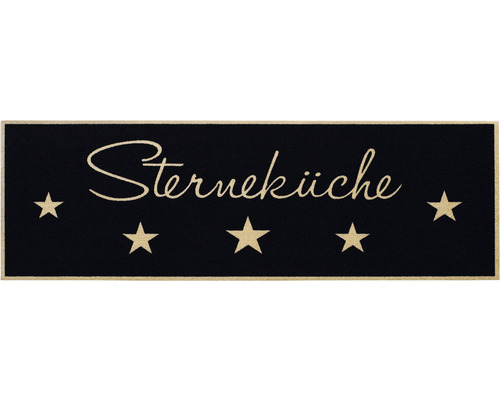 Schmutzfangläufer Cook&Wash Sternenküche schwarz 50x150 cm