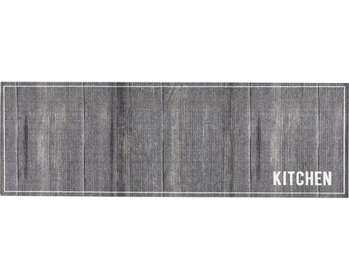 Fußmatte Schmutzfangmatte Cook&Wash kitchen wood anthra 50x150 cm