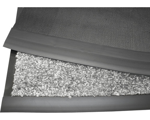 Schmutzfangmatte mit Textiloberfläche und Gummirand