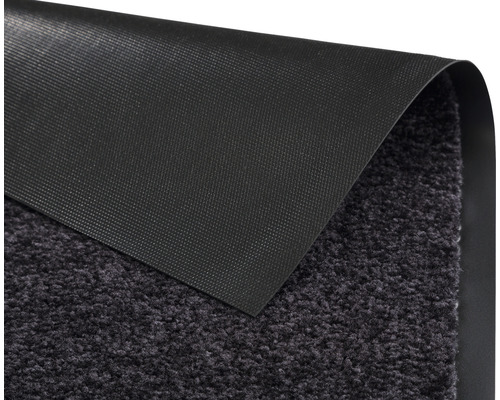 Detailansicht einer Fußmatte mit Gummibeschichtung