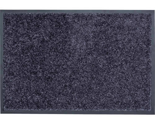 Schmutzfangläufer nach Maß Proper Tex blaugrau 200 cm breit (Meterware) Fußmatte aus Textil mit Rand