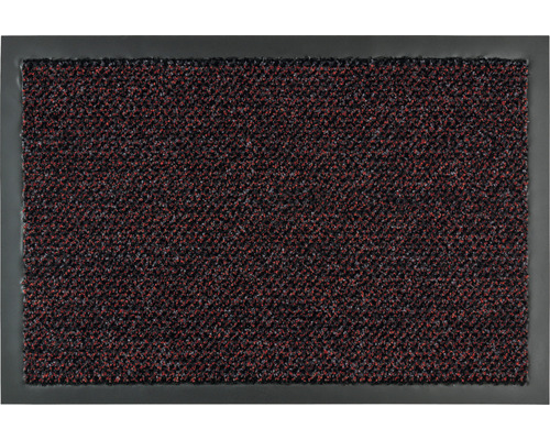 Fußmatte mit textilem Flor und Gummirand