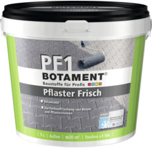 Botament Pflaster Frisch Betonlasur im Eimer mit Farbroller