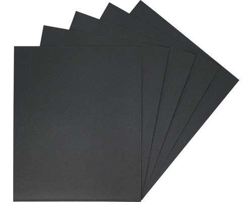 Stapel Schleifpapierblätter