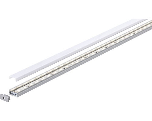 LED-Leiste mit Abdeckung und Endkappe