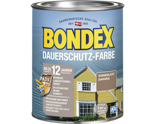 Bondex Dauerschutz-Farbe Farbdose für Aussen- und Innenbereich
