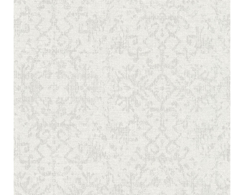 Vliestapete 38521-5 Desert Lodge Ethno-Muster grau Helle Tapete mit abstraktem Muster