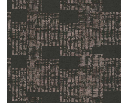 Vliestapete 38525-2 Desert Lodge Ethno Muster Geometrisch schwarz kupfer