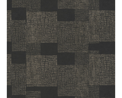 Vliestapete 38525-3 Desert Lodge Ethno Muster Geometrisch schwarz grau