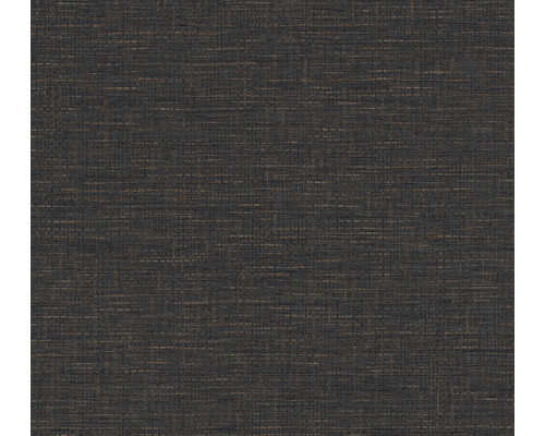 Vliestapete 38527-2 Desert Lodge Gewebte-Optik Uni braun schwarz Textiltapete mit feiner Struktur