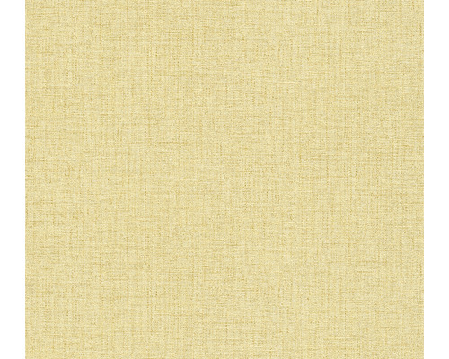 Vliestapete 38528-8 Desert Lodge Textil-Optik Uni gelb-0