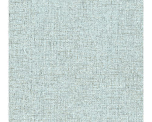 Vliestapete 38528-9 Desert Lodge Textil-Optik Uni blau Nahaufnahme einer strukturierten Tapete