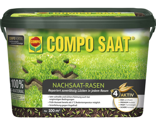 Nachsaat-Rasen COMPO SAAT® 2 Kg 100 m²