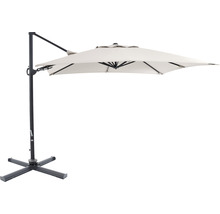 Freiarm-Sonnenschirm mit stabilem Standfuß für den Garten