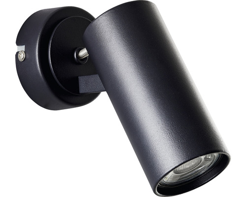 AEG Wandspot Metall 4,5 W 345 lm 3000 K H 165 mm Alic schwarz LED wechselbar  bei HORNBACH kaufen