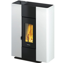 Pelletofen FreePiont Roxy Stahl weiß 7 kW inkl. Fernbedienung