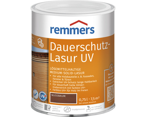 Remmers Dauerschutzlasur UV nussbaum 750 ml-0