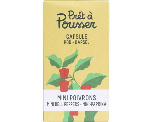 Paprika ' Mini Paprika ' Prêt à Pousser Gemüsesamen Kapsel für smarten Blumentopf Mini-Indoor Garten