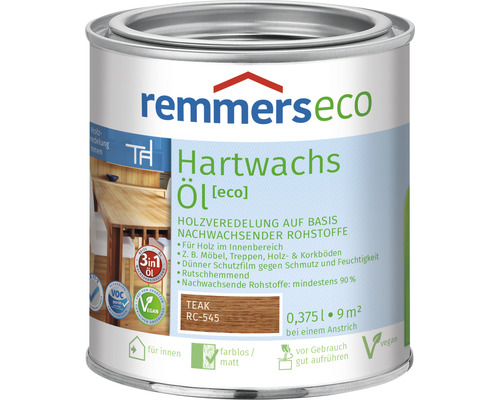 Remmers eco Hartwachsöl teak 375 ml Remmers eco Hartwachsöl teak 375 ml