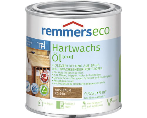 Remmers eco Hartwachsöl nussbaum 375 ml
