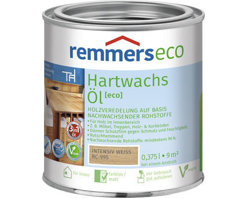 Remmers eco Hartwachsöl intensiv-weiß 375 ml Remmers eco Hartwachsöl intensiv-weiß 375 ml