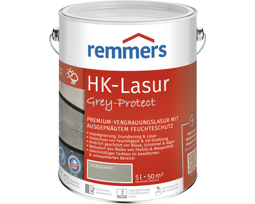 Remmers HK-Lasur grey protect silbergrau 5 l-0