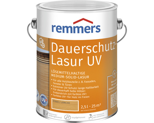 Remmers Dauerschutzlasur UV pinie lärche 2,5 l