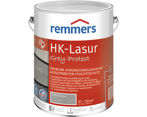 Remmers HK-Lasur grey protect wassergrau 5 l