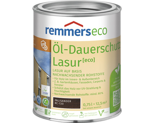 Remmers eco Öl-Dauerschutzlasur palisander 750 ml