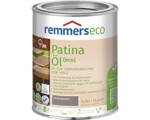 PATINA-ÖL platingrau 750 ml