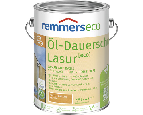 Remmers eco Öl-Dauerschutzlasur pinie lärche 2,5 l