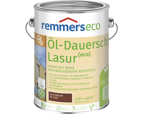 Remmers eco Öl-Dauerschutzlasur nussbaum 2,5 l