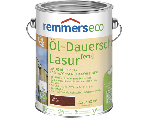 Remmers eco Öl-Dauerschutzlasur teak 2,5 l