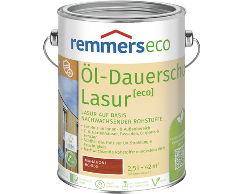 Remmers eco Öl-Dauerschutzlasur mahagoni 2,5 l