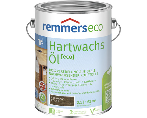 Remmers eco Hartwachsöl ebenholz 2,5 l