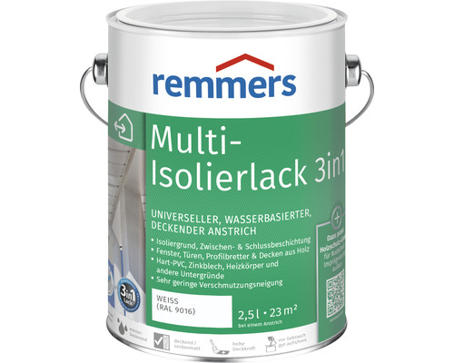 Multi Isolierlack RAL 9016 weiß 2,5 L